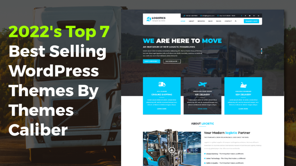 2022's Top 7 Best Selling WordPress Themes By Themes Caliber