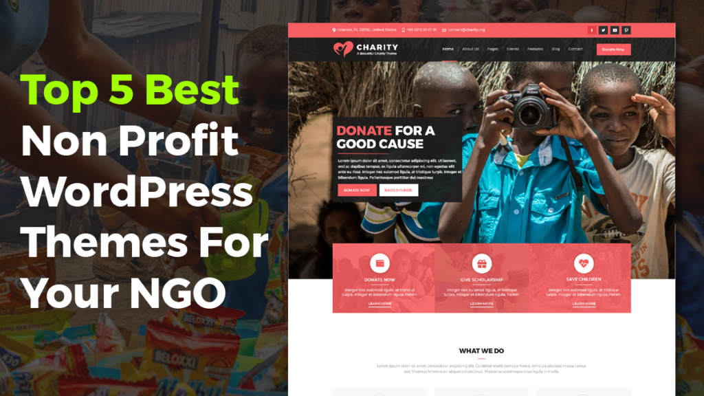 5 Best Non Profit WordPress Themes For Your NGO