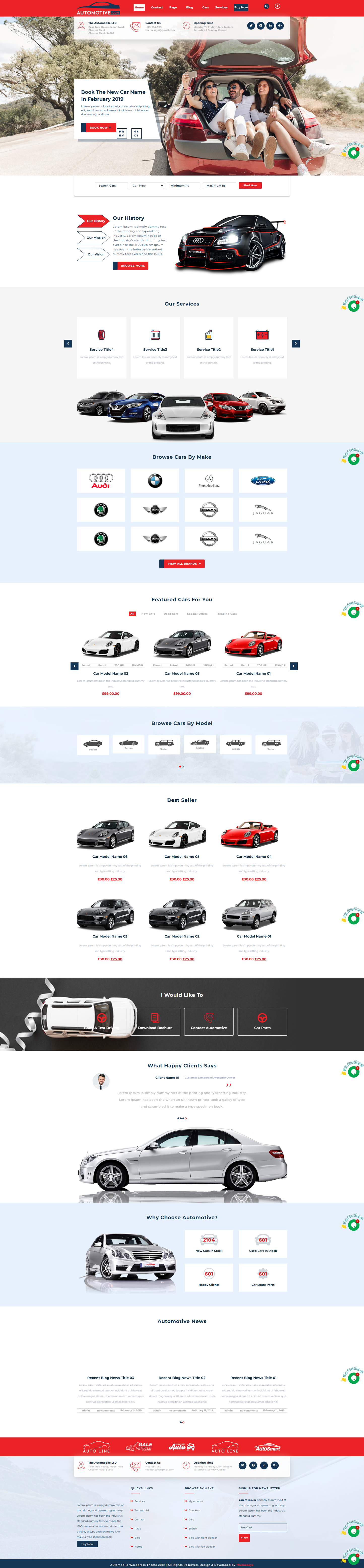 Automotive WordPress Theme