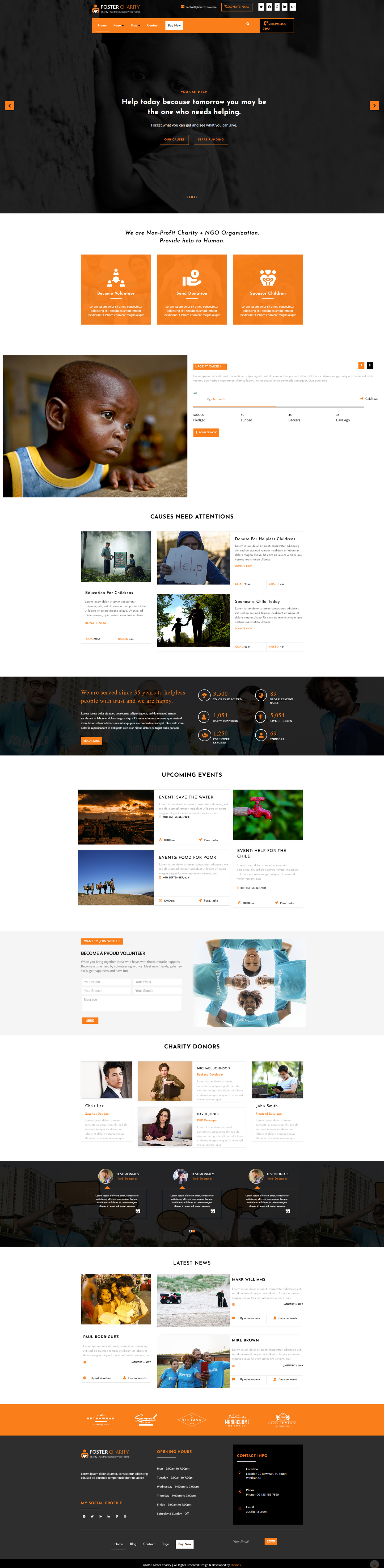 Charitable WordPress Theme