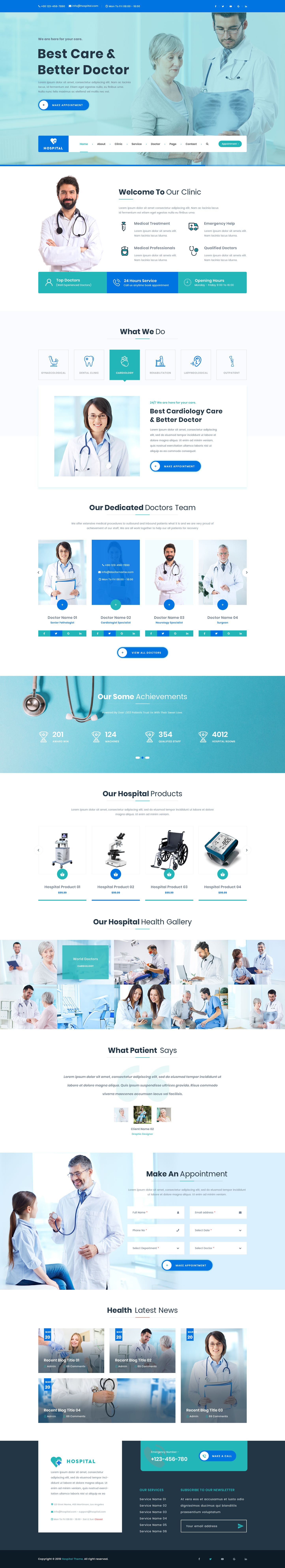 Clinic WordPress Theme