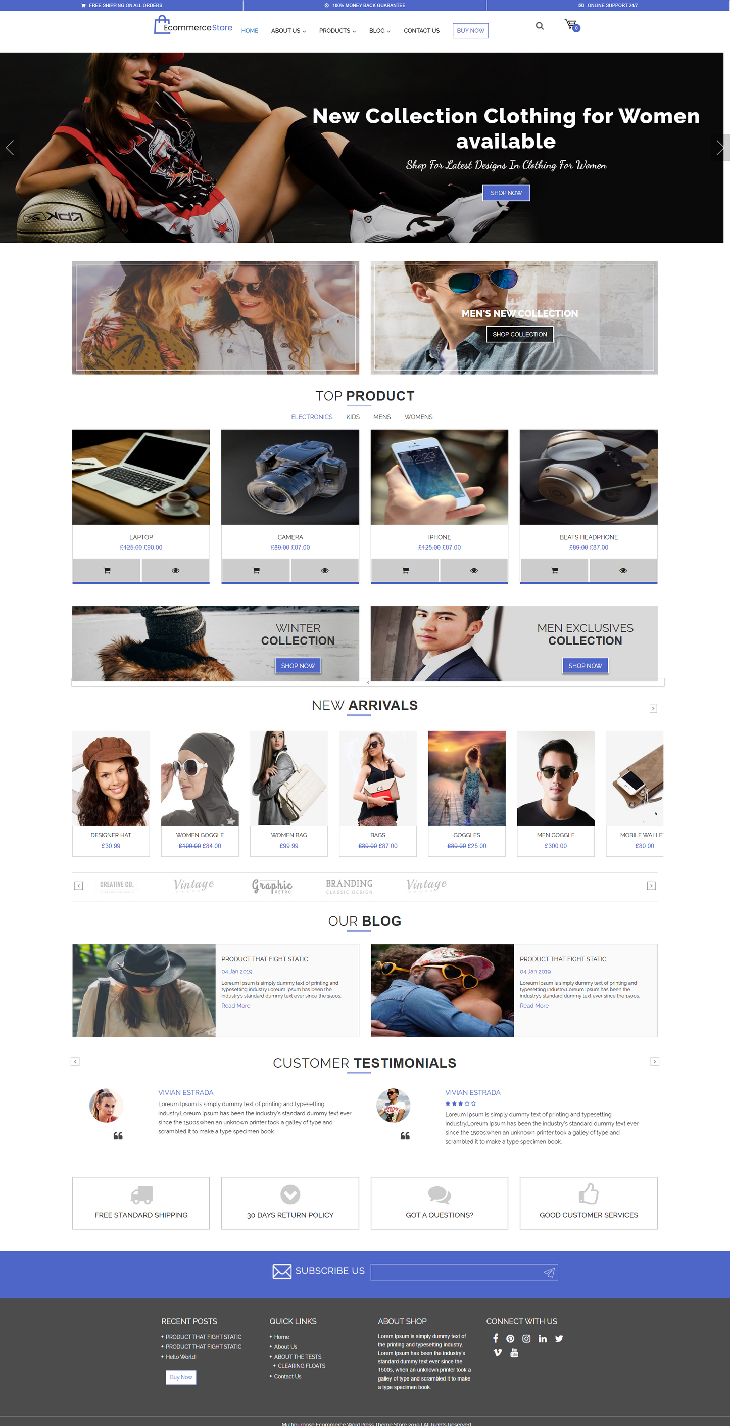 Premium Multipurpose Ecommerce WordPress Theme