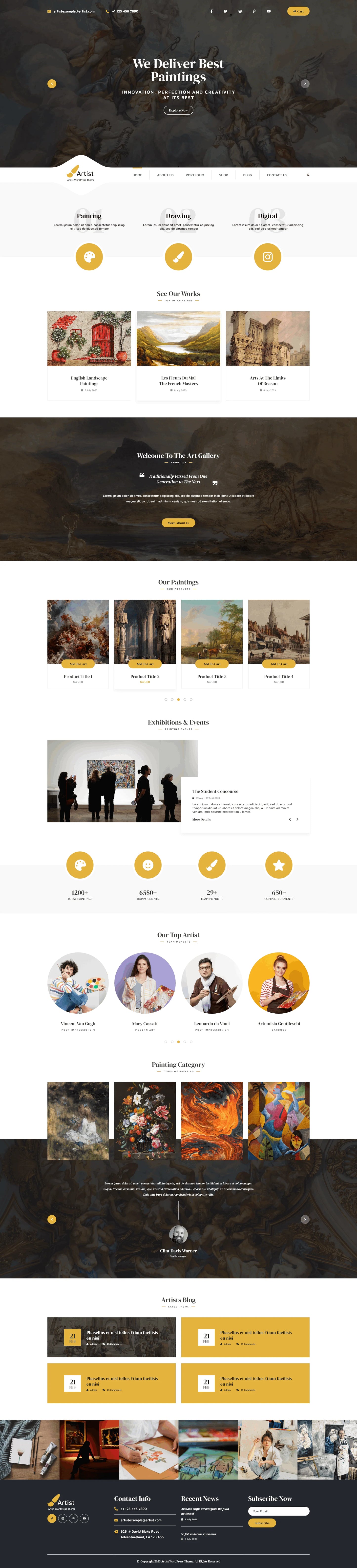 Designer Portfolio WordPress Theme